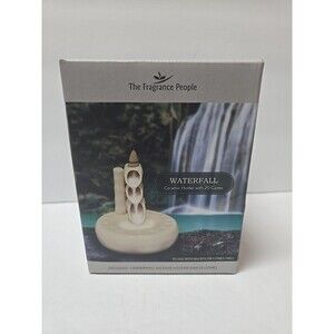 Waterfall Garden Incense Holder with 20 Backflow Incense Cones